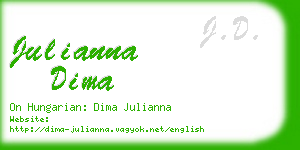 julianna dima business card